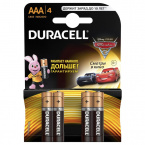 Батарейки ААА DURACELL BASIC AAA/LR03-4BL 